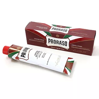 義大利Proraso經典紅色系刮鬍膏 滋潤 150ml