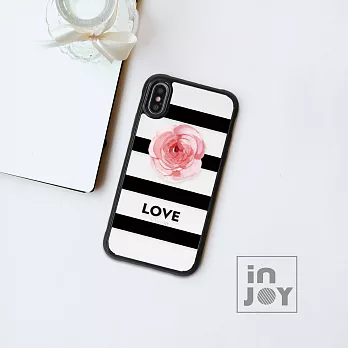 INJOYmall for iPhone 7+ / 8+ 幸福玫瑰小清新 耐撞擊邊框手機殼 保護殼