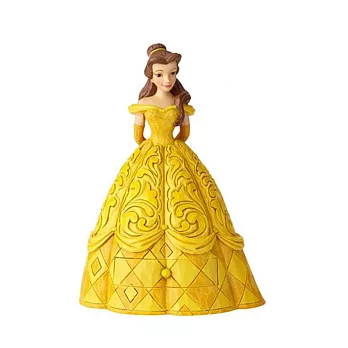 《Enesco精品雕塑》迪士尼公主美女與野獸貝兒小飾品抽屜塑像-Belle’s Secret Charm(Disney Traditions)
