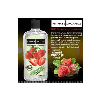 加拿大INTIMATE-Wild strawberry Warming lube 水果口味熱感潤滑液-野生草莓(120ml)