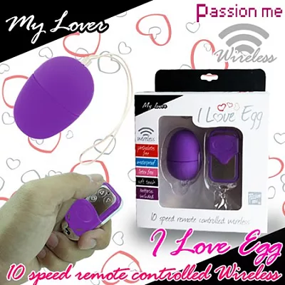 美國Passion Me-I Love Egg 10段變頻無線跳蛋-紫