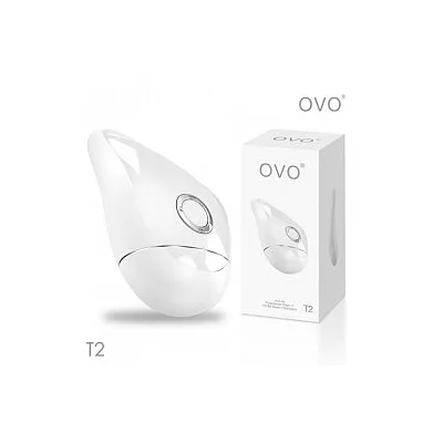德國OVO-T2 小水滴 5段變頻 精品 震動按摩器-白色