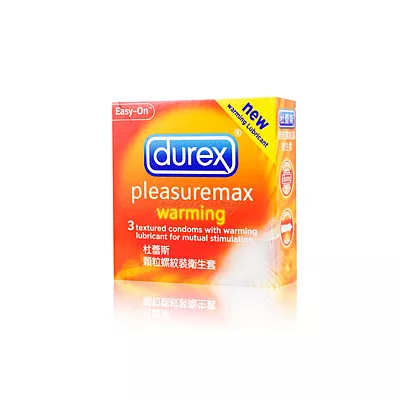 Durex杜蕾斯-顆粒螺紋型 保險套(3入裝)