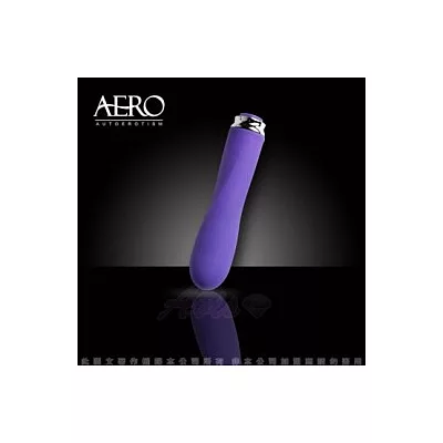 美國AERO FOXY WAVE 福柯 螺旋型 5段變頻 迷你震動按摩棒 迷惑紫(磁吸式充電)