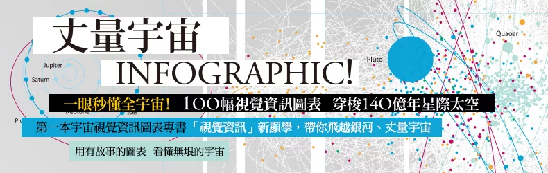 跨越美感與理解力的設計！有故事的圖表──看得見的滋味、丈量宇宙