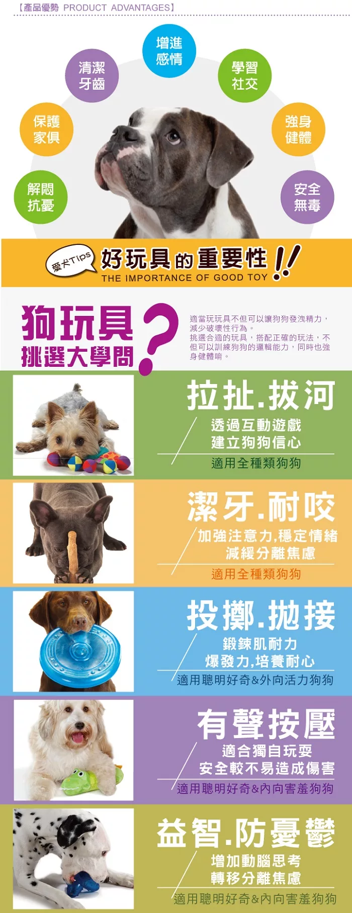 美國Petstages 30122 皮骨史迪克 M (中型犬) 1入裝 寵物磨牙潔齒耐咬玩具