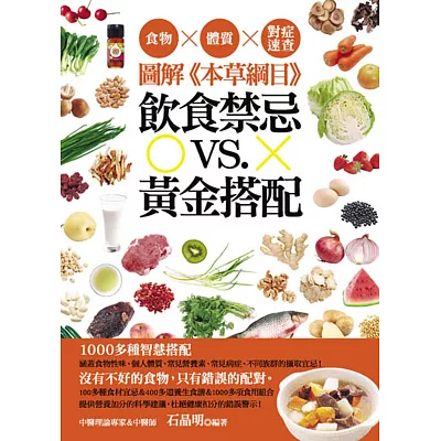 圖解《本草綱目》飲食禁忌vs.黃金搭配:食物 × 體質 × 對症速查