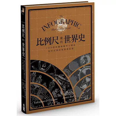 比例尺畫的世界史:100張收藏億萬年人類與地球故事的視覺資訊圖(限量珍藏書盒版)