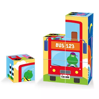 搖搖樂立體拼圖:交通工具