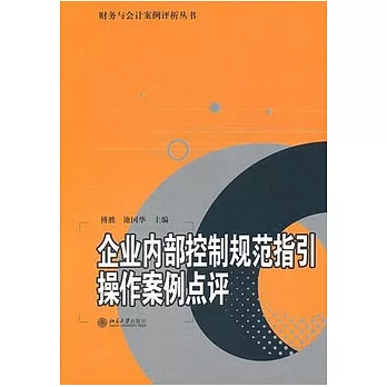 企業內部控制規範指引操作案例點評