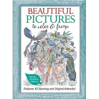 Beautiful pictures to color & frame : features 40 stunning and original artworks