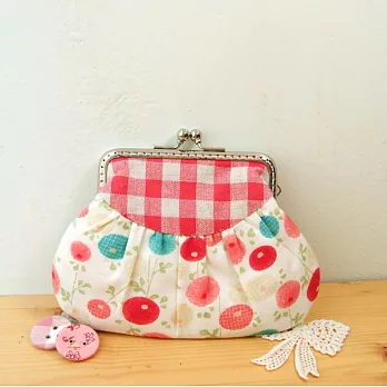 手縫ok!-甜美口金包(拼布材料包)
