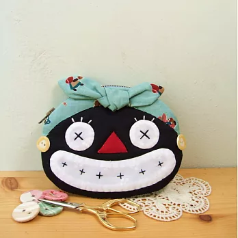 手縫ok!-黑人隨手包(拼布材料包)