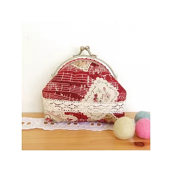 手縫ok!-玫瑰物語口金包(拼布材料包)