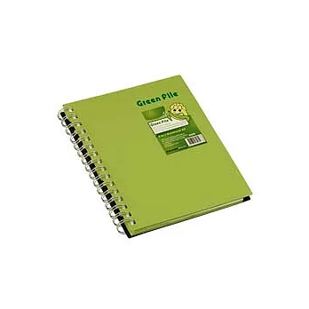 3合1線圈筆記本,A5.Green File環保系列
