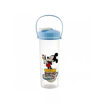 迪士尼1000cc 水壺 ＆ 環保水壺帶-米奇水壺:藍色 保