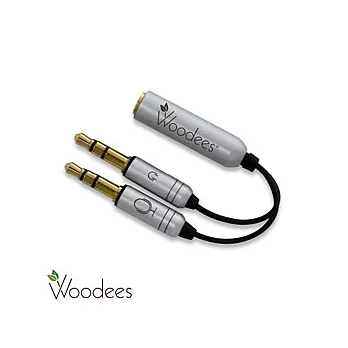 Woodees筆電用網路電話(VoIP)轉接器(VOIPAD35)~美國木質原音耳機配件~