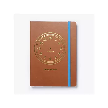 MARK’S生活萬歲-時間圓餅簿(淺咖啡)