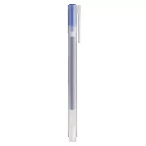 [MUJI 無印良品]膠墨中性筆/0.38/藍(K)藍