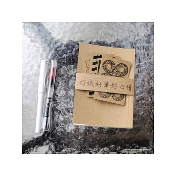 【iPaper】CFS A6 size 特殊膠裝筆記本 (淺紫色格子)