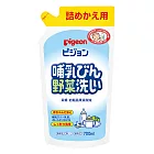 日本貝親-奶瓶蔬果清潔液700ml補充包