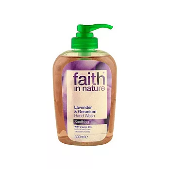 英國Faith in Nature 薰衣草天竺葵洗手乳 300ml