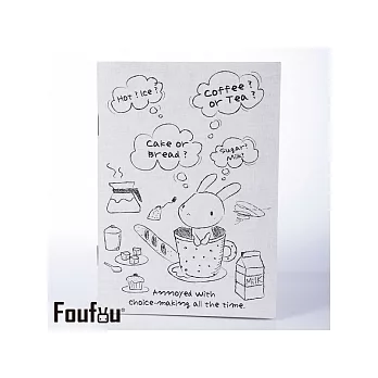 《FOUFOU》A6小筆記-今天要選哪一個!(萬用格紋)