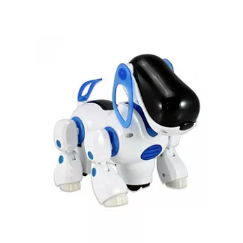 【Toy F1】2 in 1 電動機器寵物狗藍白