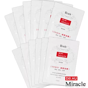 Dr.Hu Miracle-CQ10 蜂膠美白舒敏修護面膜18片組