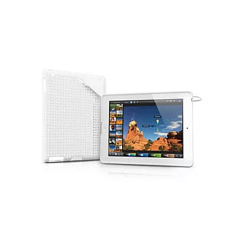 urban prefer / CODE2 軟殼保護套 <白色> 適用於第2、3、4代iPad