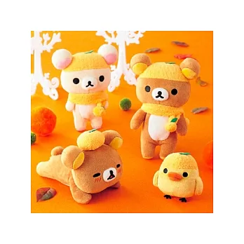 San-X 懶熊橘子柳橙系列毛絨小公仔。懶妹。A款