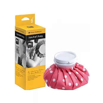 muva冰熱敷雙效水袋-紅圓點-9吋