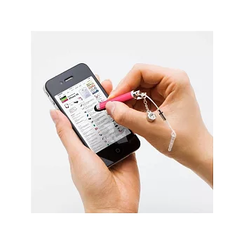 ELECOM 星鑽觸控筆 (閃亮桃)