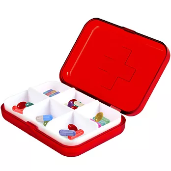 《KIKKERLAND》Pill 6格貼心藥盒