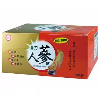 【康是美】台糖活力人蔘飲6入