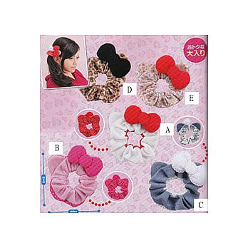 《Hello Kitty》凱蒂貓時尚髮束A紅色點點款(日版原裝)-----SEGA出品