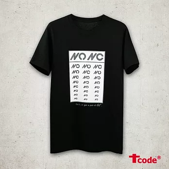 Tcode005 NO means NO MIT普版S黑色