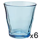 [MUJI 無印良品]玻璃杯/藍色/270ml/6入