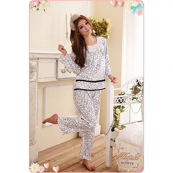 【Mujaki】歐式風情棉質二件式睡衣組L