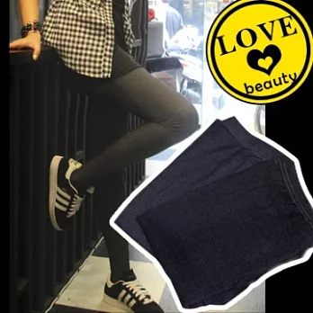 【Amigo】嚴選 保暖百搭踩腳褲 _牛仔其他黑色