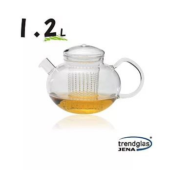 【德國 trendglas】索馬耐熱玻璃花茶壺1.2L