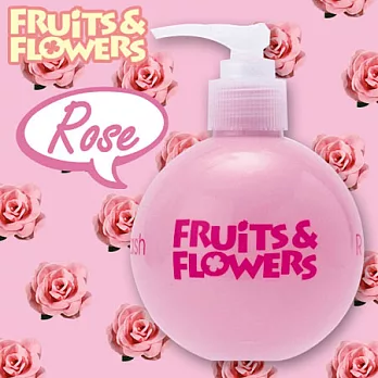 FRUiTS&FLOWERS;泡泡球洗手乳-玫瑰/200ml