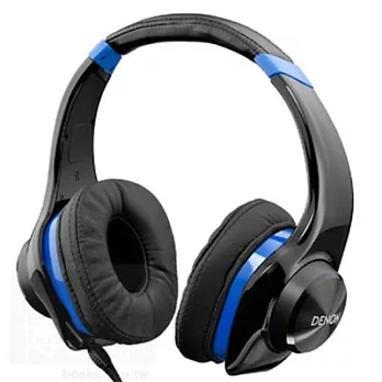 天龍 DENON AH-D320 搖滾尖峰 藍色耳罩式耳機 iPod/iPhone/iPad專用