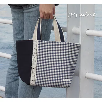 It’s mine 水餃包系列-法式布蕾-藍色