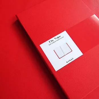 【年度經典 納紋系列】32K 都會時尚橫線筆記本紅