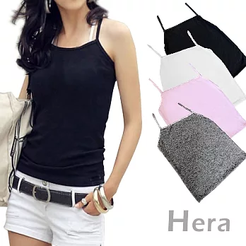 【Hera】繽紛一夏 簡約細肩帶顯瘦小可愛/背心/內搭(四色-粉紅色)