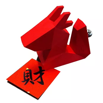 【蘭堂創意】摺紙動物園-龍-紅