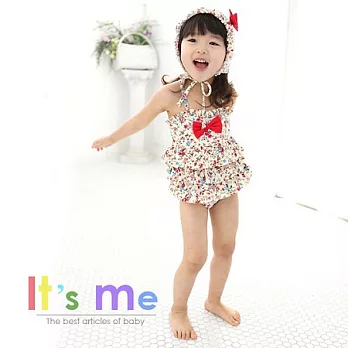 【It’s Me】女童小碎花連身泳裝120小碎花