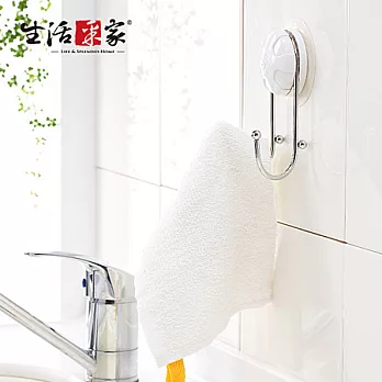 【生活采家】GarBath吸盤系列廚房萬用雙掛勾(2入組)#99232