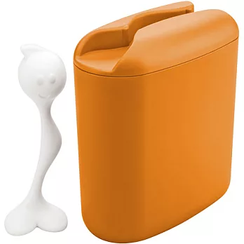 《KOZIOL》微笑舀匙收納罐(橘)